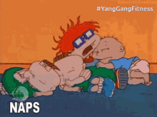 Yanggangfitness Naps GIF - Yanggangfitness Naps Rugrats GIFs