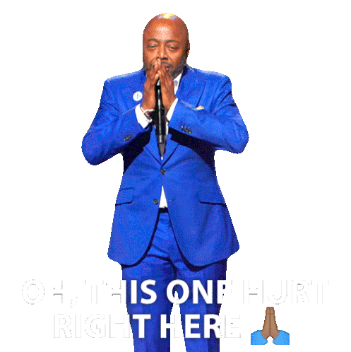 Oh This One Hurt Right Here Donnell Rawlings Sticker - Oh This One Hurt Right Here Donnell Rawlings A New Day Stickers