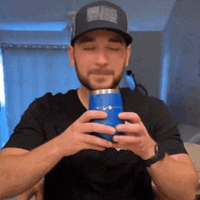 Smelling The Cup Anthony Alfredo GIF