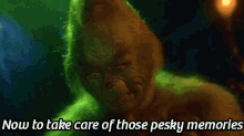 Now To Take Care Of Those Pesky Memories - The Grinch Who Stole Christmas GIF