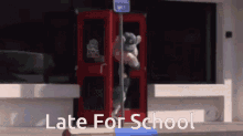 Chuck E Cheese Late For School GIF - Chuck E Cheese Late For School School GIFs