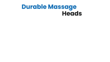 a black renpho massage gun with a button on the side
