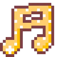 a pixel art drawing of the letter a