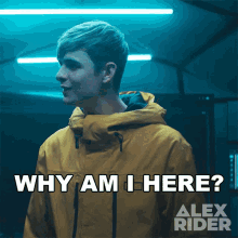 Why Am I Here Alex Rider GIF - Why Am I Here Alex Rider What Am I Doing Here GIFs