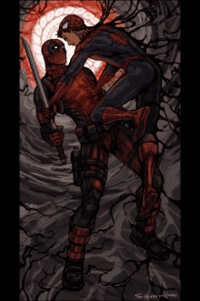Deadpool Spideypool GIF - Deadpool Spideypool Spiderman GIFs