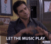 Let The Music Play Feeling It GIF - Let The Music Play Feeling It Feel The Beat GIFs