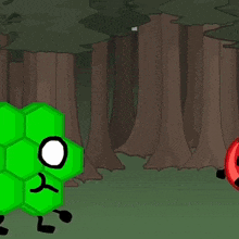 a cartoon character with the letter h on its face