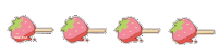 Berry Strawberry Sticker - Berry Strawberry Food Stickers