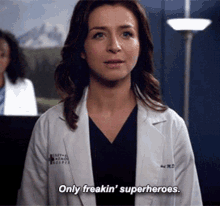 Greys Anatomy Amelia Shepherd GIF - Greys Anatomy Amelia Shepherd Only Freakin Superheroes GIFs