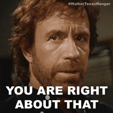 You Are Right About That Cordell Walker GIF - You Are Right About That Cordell Walker Walker Texas Ranger GIFs