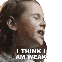 I Think I Am Weak Claire Crosby Sticker - I Think I Am Weak Claire Crosby You Say Song Stickers