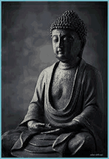Om Shanti Buddha GIF - Om Shanti Buddha Bw GIFs
