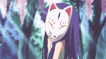 Higurashi Mask GIF - Higurashi Mask Cat GIFs
