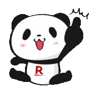 Shopping Panda Rpanda Sticker