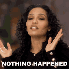 Nothing Happened Melissa Beck GIF - Nothing Happened Melissa Beck The Real World Homecoming New Orleans GIFs