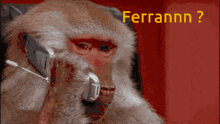 Monkey Phone Ferran Xivato GIF - Monkey Phone Ferran Xivato GIFs