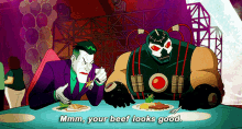 Joker Mmm Your Beef Looks Good GIF - Joker Mmm Your Beef Looks Good Beef GIFs