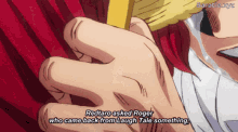 redtaro asked roger who came back from laugh tale something in an anime