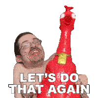 Lets Do That Again Ricky Berwick Sticker - Lets Do That Again Ricky Berwick Lets Try It Again Stickers