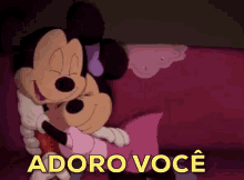 Eu Adoro Você / Adoro Você / Mickey Mouse / Minnie Mouse GIF