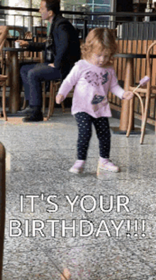 Happy Dance Its Your Birthday GIF - Happy Dance Its Your Birthday Little Girl GIFs