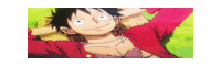 luffy from one piece is laying down in the grass with his arms outstretched and smiling .