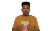 black prez shocked popcorn scary movie