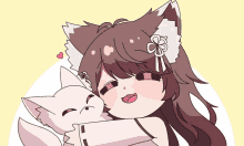 Foxplushy Foxy GIF - Foxplushy Foxy Anime Hug GIFs
