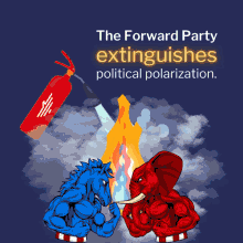 The Forward Party Extinguishes Political Polarization Andrew Yang GIF - The Forward Party Extinguishes Political Polarization Forward Party Andrew Yang GIFs