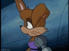 Sonic Satam Bunnie Rabbot GIF - Sonic Satam Bunnie Rabbot Cyborg GIFs