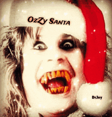 Merry Christmas Ozzy Osbourne GIF
