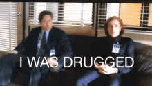 x files mulder scully funny i was drugged