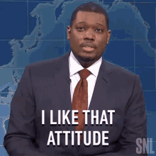 I Like That Attitude Saturday Night Live GIF - I Like That Attitude Saturday Night Live Weekend Update GIFs