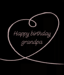 Happy Birthday Grandpa Love GIF