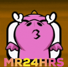 Mr24hrs Pink Dragon GIF - Mr24hrs Pink Dragon Kiss GIFs