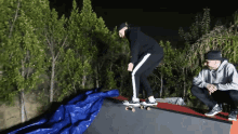 skateboard failed slide ramp tenser