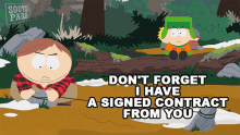 Dont Forget Eric Cartman GIF - Dont Forget Eric Cartman Kyle Broflovski GIFs