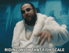Riding With That Fish Scale Wipe Mouth GIF - Riding With That Fish Scale Wipe Mouth Singing GIFs