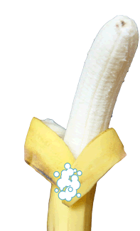 Washing Hands Banana Sticker - Washing Hands Banana Peel Stickers