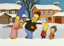 Winter Break Ice Skating GIF - Winter Break Ice Skating The Simpsons GIFs