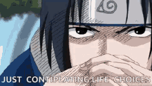 Sasuke Thinking GIF - Sasuke Thinking Anime GIFs
