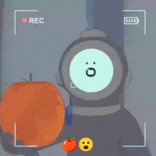Apple Astonished Face GIF - Apple Astonished Face Open Mouth GIFs