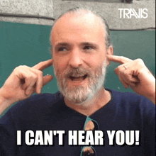 Fran Healy Travis GIF - Fran Healy Travis Can'T Hear You GIFs