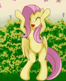Fluttershy My Little Pony GIF - Fluttershy My Little Pony Happy GIFs