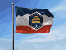 utah utah flag beehive flag new utah flag