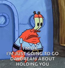 a cartoon character from spongebob says i 'm ok