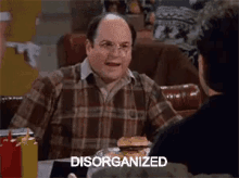 Disorganized GIF - Disorganized Seinfeld Jason Alexander GIFs