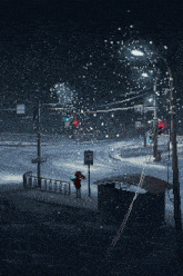 Snowfall Night GIF - Snowfall Night GIFs