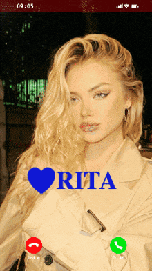 rita is the name of the woman on the phone