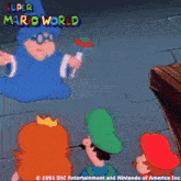 a super mario world advertisement that says it 's my nature on it